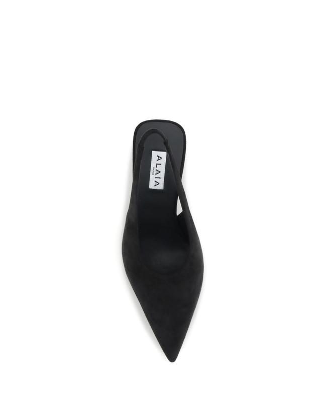 알라이아 [해외직구][K68]알라이아 AA3G2008C0H53 999 여성 펌프스 슬링백 하이힐 스트랩힐 Cube wedge Slingback Pumps 착용컷
