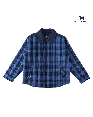 [블루독] 체크 패딩 셔켓_BL (2417511301)