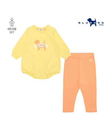 [블루독베이비] 베이직 컬러 바디수트_YE (4411960401)