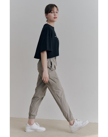 아웃 포켓 우븐 조거 HTWJG3J07T