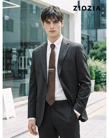 [지오지아] 차콜그레이 스트레치 데일리 정장자켓 (ABE3SB1202_CGR)
