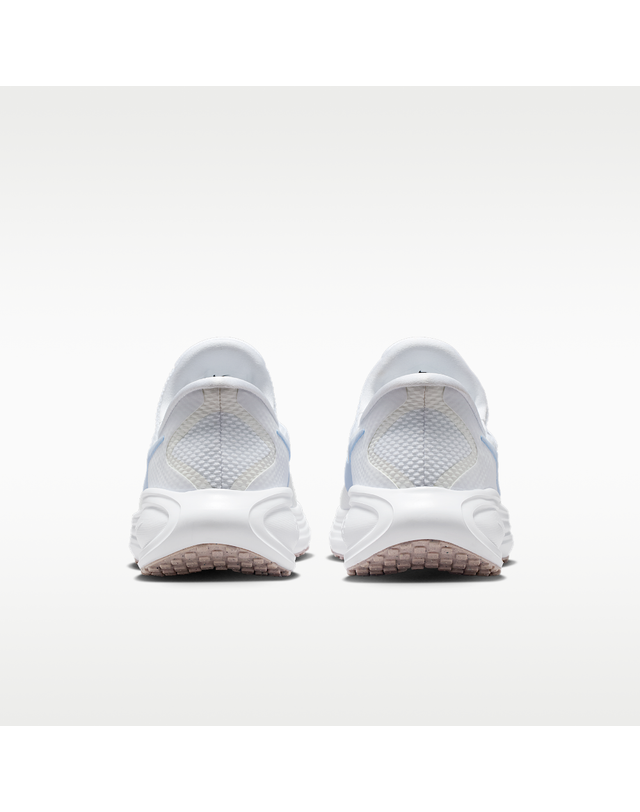 나이키 [NIKE] 나이키 레볼루션 8 이지온 여성 로드 러닝화 / 화이트-파티클 로즈-세일-하이드로젠 블루_HQ2415-102 착용컷