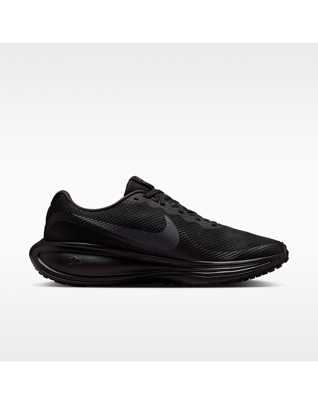 나이키 [NIKE] 나이키 레볼루션 8 남성 로드 러닝화 / 블랙-앤트러사이트_HJ9198-002 착용컷