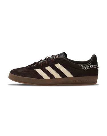 [ADIDAS] 웨일스 보너 가젤 포니 슈즈 / 오로라 커피-원더 화이트-코어 블랙_KK3640