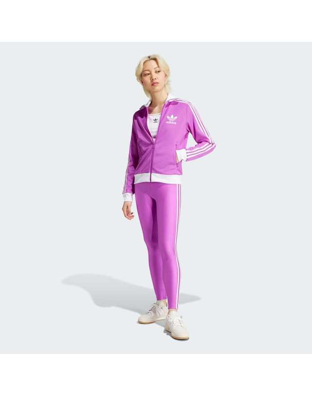 아디다스 [ADIDAS] 헤리티지 트랙 탑 / 퍼플 버스트_IY2220 착용컷