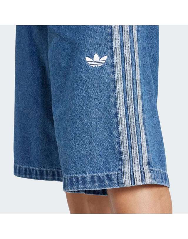 아디다스 [ADIDAS] Adicolor 데님 파이어버드 쇼츠 / 미디엄 블루 데님_JC6235 착용컷