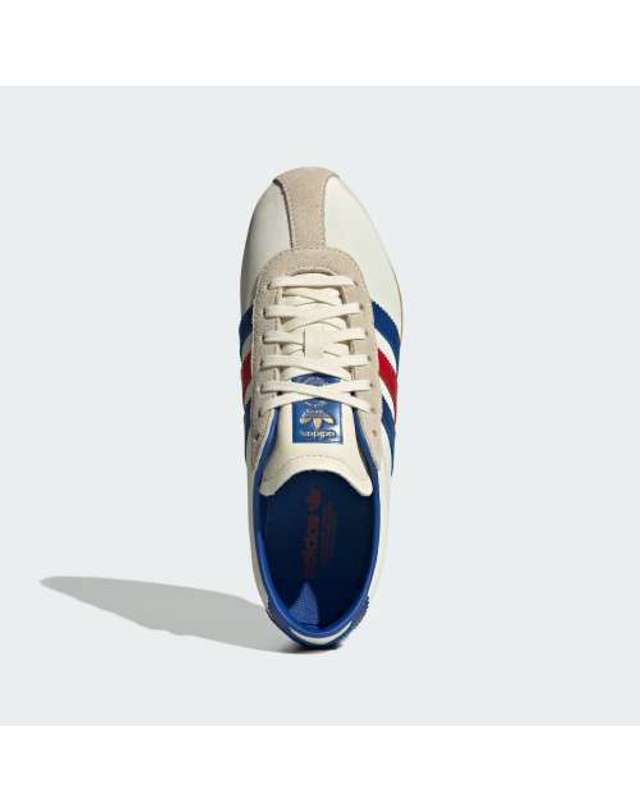 아디다스 [ADIDAS] 도쿄 신발 크림 화이트 / 로얄 블루 / 껌_JQ0585 착용컷