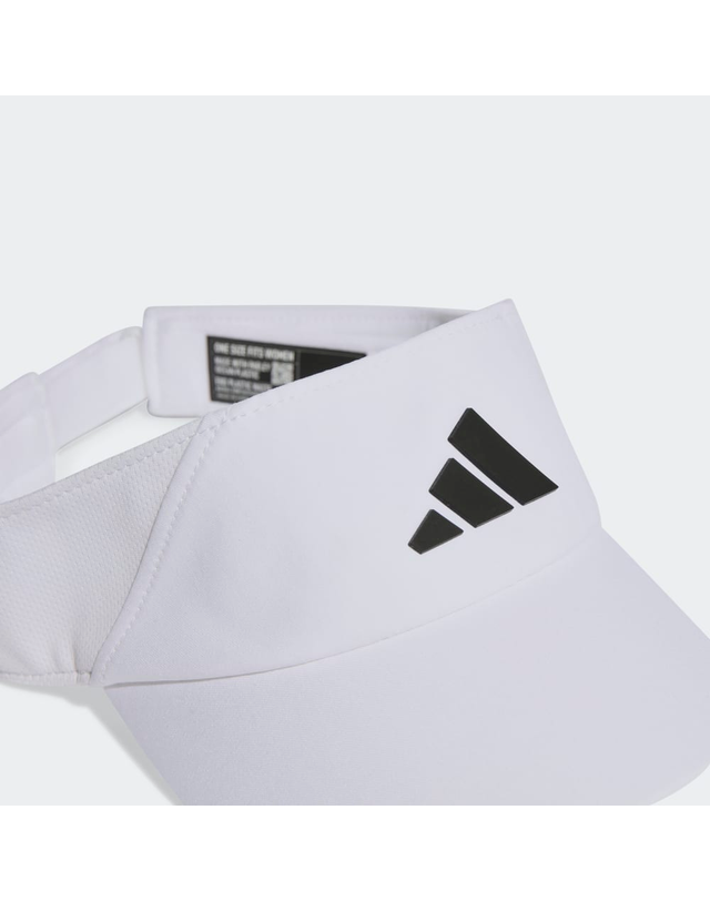 아디다스 [ADIDAS] VISOR A.RDY 에어로레디 바이저 / 화이트-블랙_HT2042 착용컷