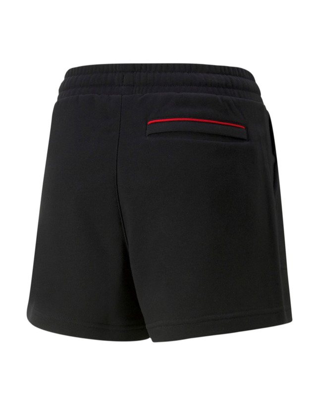 푸마 [푸마] 여성용 코카콜라 하이웨이스트 쇼츠 PUMA X COCA-COLA HIGH WAIST SHORTS 블랙_53616701 착용컷