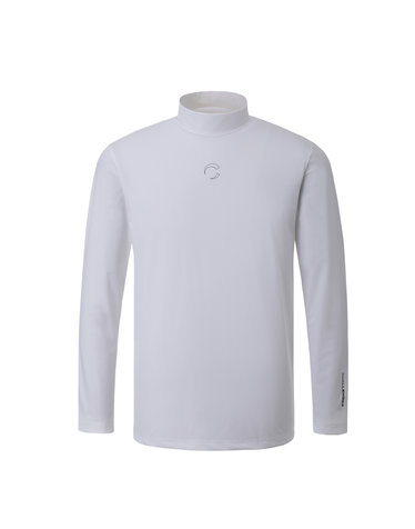 남성 모크넥 골프 이너티셔츠 화이트