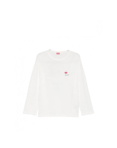 [명품]라프리마 겐조 튤립 롱 슬리브 릴렉스 핏 티셔츠 FG6 2TL359 4SK 02