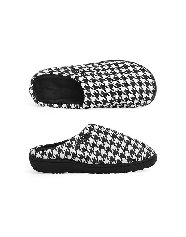 수부 [명품] 라프리마 스부 SUBU HOUNDS TOOTH 공용 슬리퍼 착용컷
