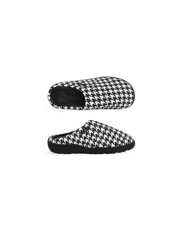 수부 [명품] 라프리마 스부 SUBU HOUNDS TOOTH 공용 슬리퍼 착용컷