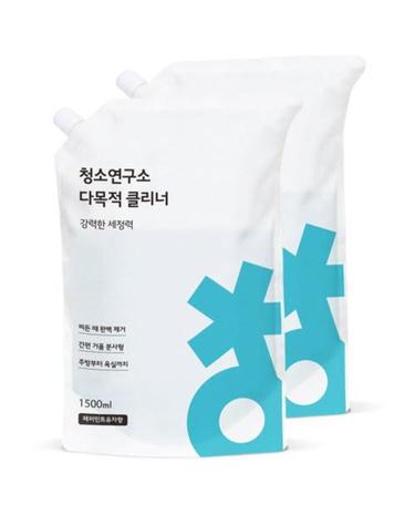 [청소연구소] 국내생산 다목적 클리너 리필 (1.5L×2개)