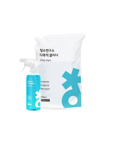 [청소연구소] 국내생산 다목적 클리너 (480ml×1개) + 리필 (1.5L×1개)