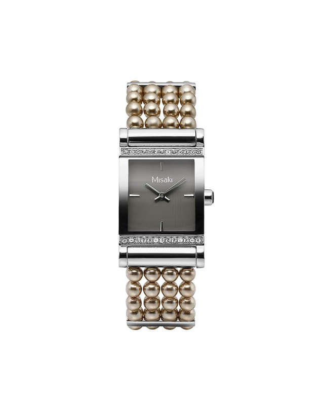 미사키 [명품] 라프리마 미사키 QCRWPARISIENNEBR 여성 시계 착용컷