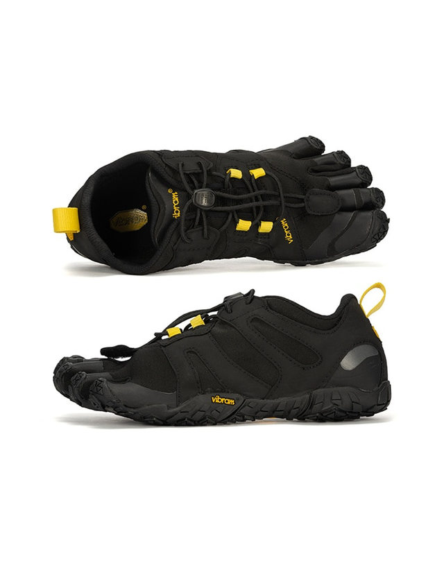 비브람파이브핑거스 [명품] 라프리마 비브람파이브핑거스 V-TRAIL 2.0 WOMEN BLACK/YELLOW 여성 베어풋 착용컷