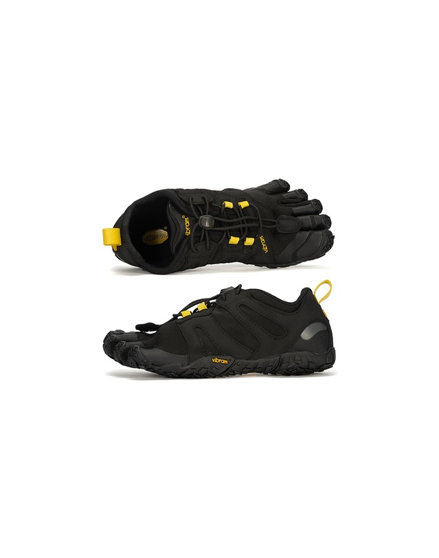 비브람파이브핑거스 [명품] 라프리마 비브람파이브핑거스 V-TRAIL 2.0 WOMEN BLACK/YELLOW 여성 베어풋 착용컷