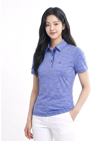콜핑 2142TK835W 쿨링 아이스본 시원한 여자 여름 반팔 카라 냉감티
