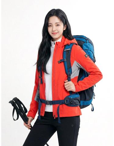 콜핑 여성 봄 안감 바람막이 자켓 2101JK640W