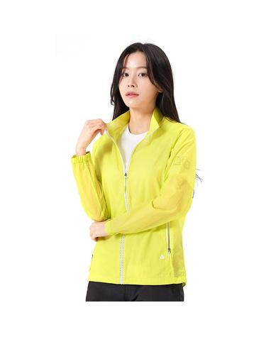 콜핑 2001JK632W 바람막이 로고 포켓 펀칭 드라이 경량 여성 등산 자켓
