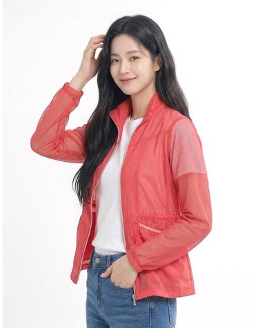 콜핑 1861JK204W 바람막이 메쉬 통기성 경량 여성 등산 자켓