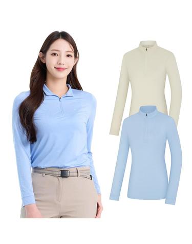콜핑 여성 봄 하이쿨 집업 티셔츠 럭키(여) KWT4232W