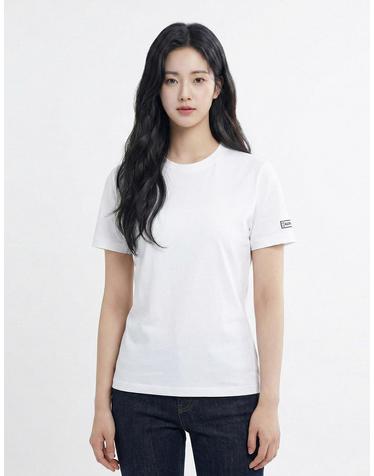 콜핑 여성 오버핏 무지 면 반팔 등산 티셔츠 2442TK934W