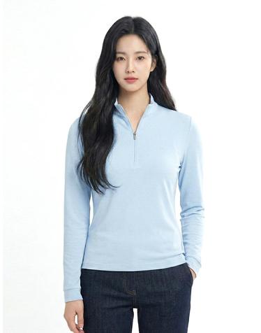 콜핑 여성 하이쿨 시원한 밑단트임 등산 긴팔 반집업 티셔츠 2541TK232W