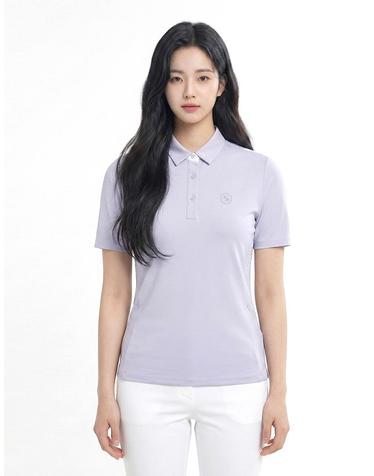 콜핑 2042TK818W 흡습 자외선차단 기능성 여성 반팔 카라 티셔츠