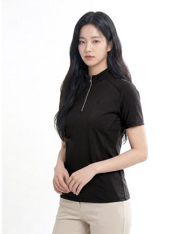 콜핑 2042TK801W 아이스본 메쉬 속건 여성 반팔 반집업 티셔츠