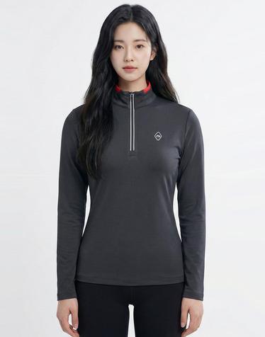콜핑 여성 등산 긴팔 반집업 티셔츠 보온 통기성 2144TK304W