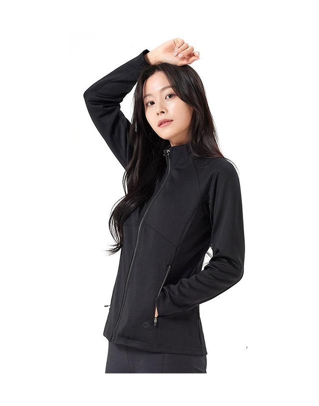 콜핑 콜핑 2061JK246W 스포티 기능성 하이쿨 여성 집업자켓 착용컷