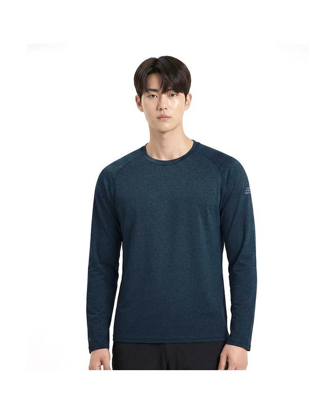콜핑 콜핑 2301TK429U 하이쿨 라그랑 소매 남녀공용 긴팔 라운드 티셔츠 착용컷