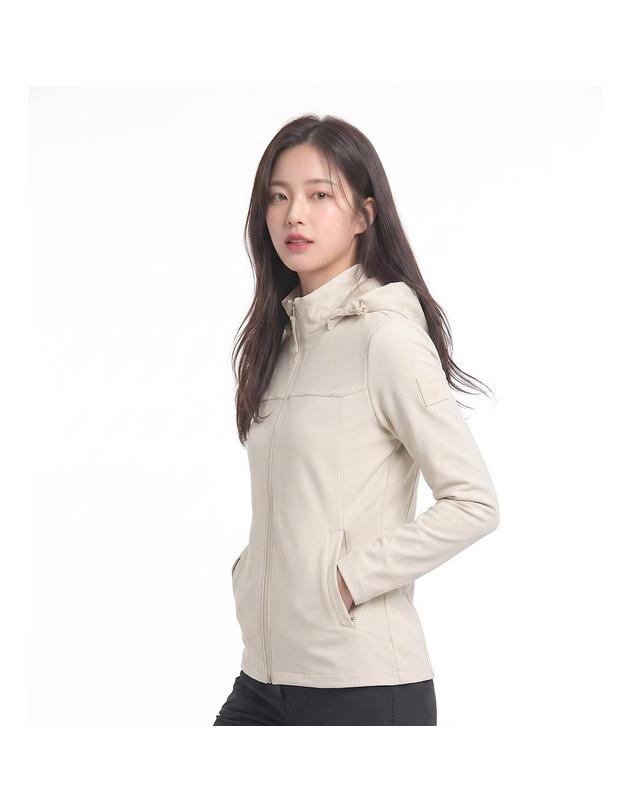 콜핑 콜핑 여성 가을 후드 등산 바람막이 자켓 24633JK55W 착용컷