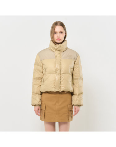 UNISEX 덕 패디드 배색 푸퍼 [BEIGE] / SBC4U07005