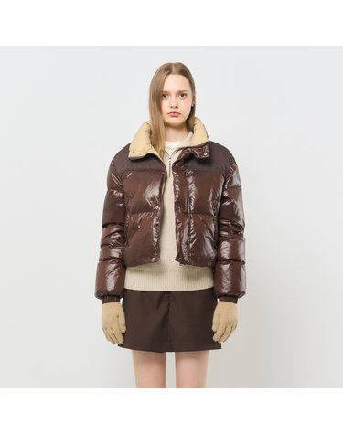 UNISEX 덕 패디드 배색 푸퍼 [BROWN] / SBC4U07005