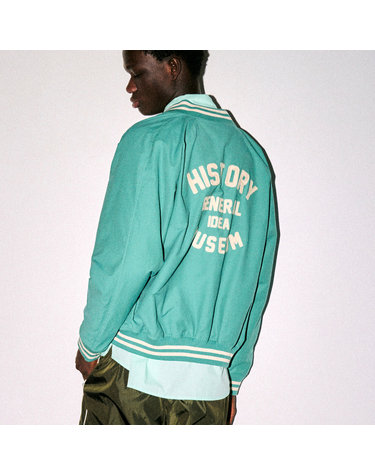 UNISEX 빈티지 스타디움 자켓 [GREEN] / SBC1U07008