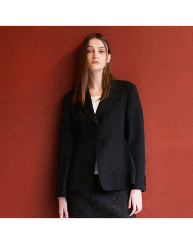WOMAN 페미닌 테일러드 자켓 [BLACK] / WBC1L09504