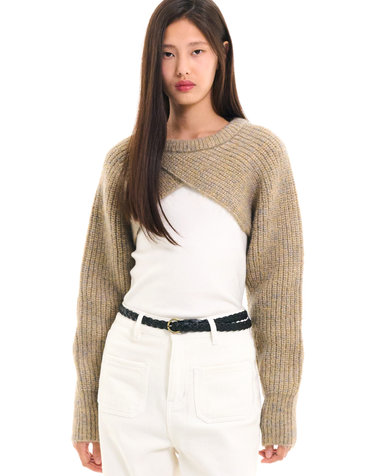 WOMAN 하찌 볼레로 풀오버 [BEIGE] / WBC3L05518