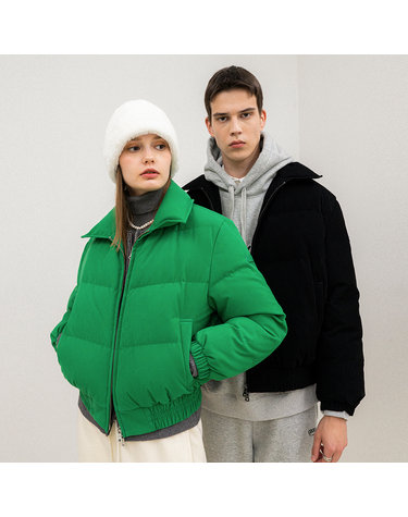 UNISEX 코듀로이 덕다운 숏 푸퍼 [4COL] / SBC4U07006