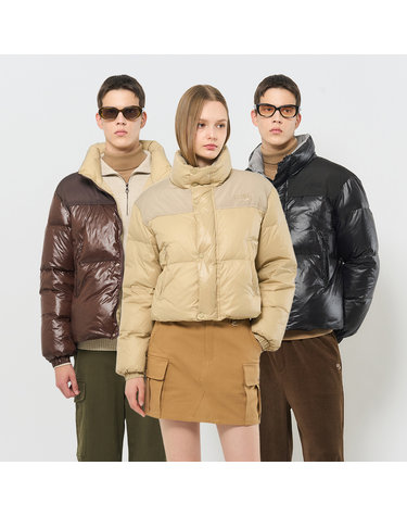 UNISEX 덕 패디드 배색 푸퍼 [3COL] / SBC4U07005
