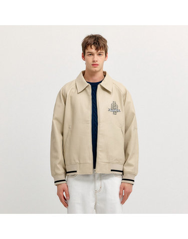 UNISEX GI 뮤지엄 바시티 자켓 [BEIGE] / SBC1U07007