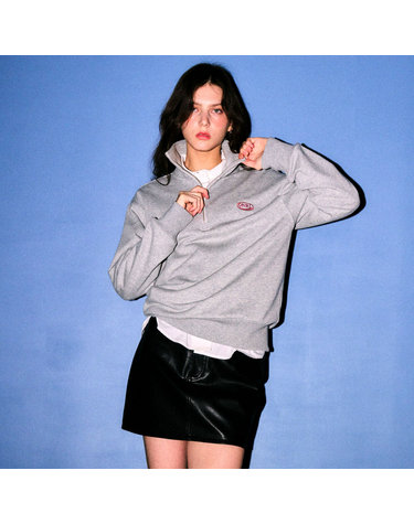 UNISEX 집업스웨트셔츠 [MELANGE GREY] / SBC3U02007