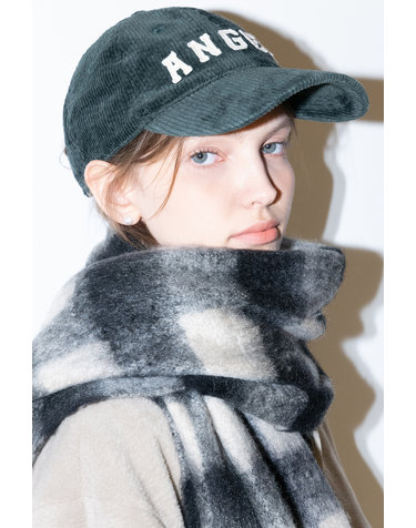 UNISEX 엔젤 레터링 코듀로이 볼캡 [GREEN] / SBC4U91007