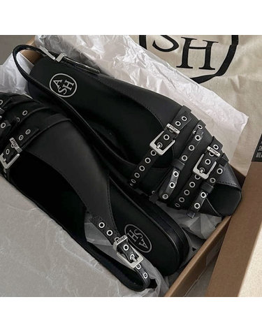 [공식] ASH(아쉬) BONNIE 보니 슬링백 (AH2D01519/BL)