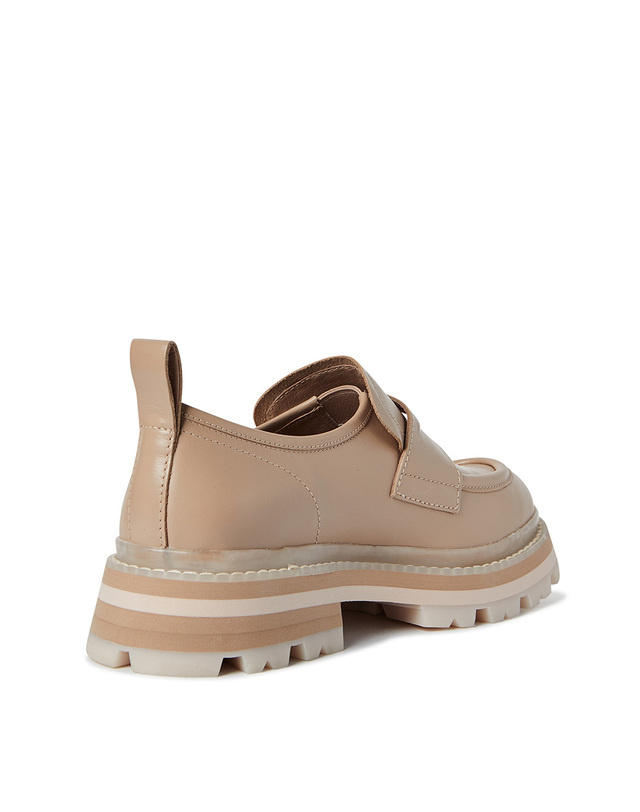 아쉬 [공식] ASH(아쉬) GENIAL BIS 제니얼 비스 로퍼 (AE2D01606/SN) 베이지 착용컷