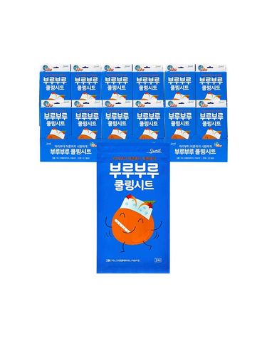 [보리보리] 제약 부루부루 쿨링시트 6매입 12개