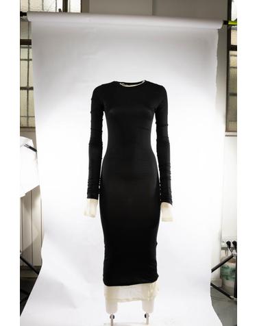 [해외직구] 26FW 피비 파일로 원피스 ER159VI3708 900BK BLACK