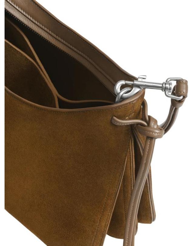 피비 파일로 [해외직구] 26FW 피비 파일로 숄더백 AB66LT0038 820TFS BROWN 착용컷